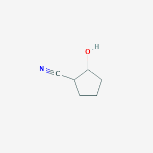 molecular formula C6H9NO B3054042 2-Hydroxycyclopentane-1-carbonitrile CAS No. 57836-12-1