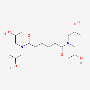 molecular formula C18H36N2O6 B3054044 N,N,N',N'-Tetrakis(2-hydroxypropyl)adipamide CAS No. 57843-53-5