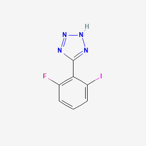 molecular formula C7H4FIN4 B3054048 5-(2-fluoro-6-iodophenyl)-1H-tetrazole CAS No. 578729-17-6