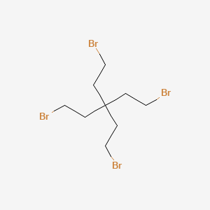 molecular formula C9H16Br4 B3054057 1,5-Dibromo-3,3-bis(2-bromoethyl)pentane CAS No. 5794-98-9
