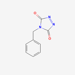 molecular formula C9H7N3O2 B3054062 3H-1,2,4-Triazole-3,5(4H)-dione, 4-(phenylmethyl)- CAS No. 57964-81-5