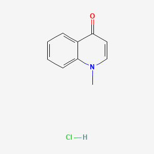 molecular formula C10H10ClNO B3054065 盐酸棘球花碱 CAS No. 5800-99-7