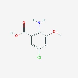 2-Amino-5-chloro-3-methoxybenzoic acid