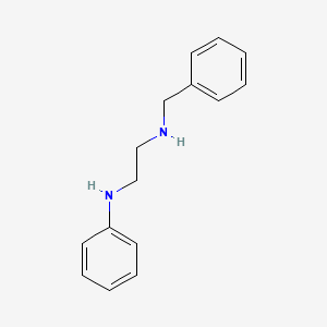 molecular formula C15H18N2 B3054081 N-benzyl-N'-phenylethane-1,2-diamine CAS No. 58077-34-2