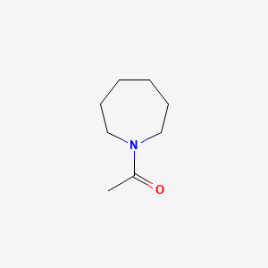 molecular formula C8H15NO B3054083 1-Acetylhexahydro-1H-azepine CAS No. 5809-41-6