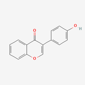 molecular formula C15H10O3 B3054090 4'-羟基异黄酮 CAS No. 58113-14-7