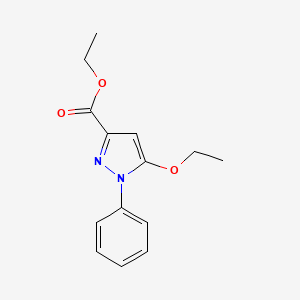 B3054093 Ethyl 5-ethoxy-1-phenyl-1H-pyrazole-3-carboxylate CAS No. 58131-65-0
