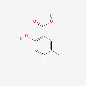 molecular formula C9H10O3 B3054094 4,5-二甲基水杨酸 CAS No. 58138-52-6