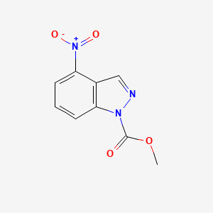 methyl 4-nitro-1H-indazole-1-carboxylate
