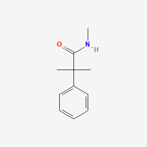 molecular formula C11H15NO B3054110 n,2-Dimethyl-2-phenylpropanamide CAS No. 58265-39-7