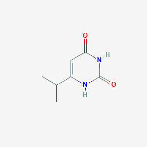 molecular formula C7H10N2O2 B3054112 6-Isopropylpyrimidine-2,4(1H,3H)-dione CAS No. 58289-27-3