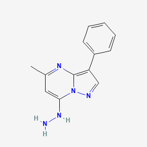 7-Hydrazinyl-5-methyl-3-phenylpyrazolo[1,5-a]pyrimidine