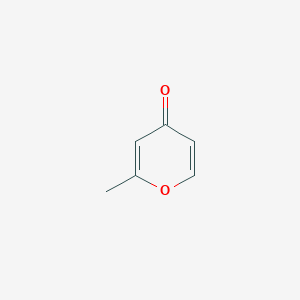 molecular formula C6H6O2 B3054144 2-甲基-4H-吡喃-4-酮 CAS No. 5848-33-9