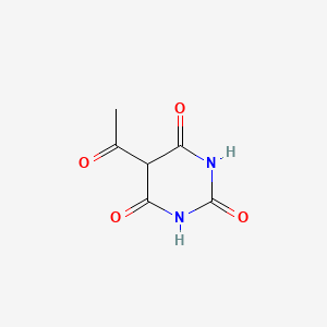 molecular formula C6H6N2O4 B3054177 5-acetylpyrimidine-2,4,6(1H,3H,5H)-trione CAS No. 58713-02-3