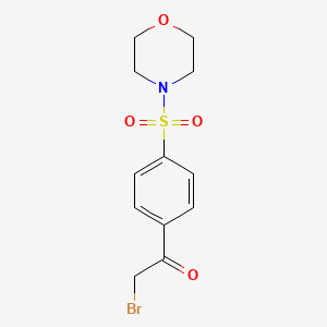 2-Bromo-1-[4-(morpholin-4-ylsulfonyl)phenyl]ethanone