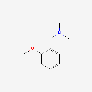 molecular formula C10H15NO B3054189 Benzenemethanamine, 2-methoxy-N,N-dimethyl- CAS No. 58774-83-7