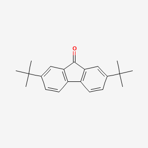 molecular formula C21H24O B3054190 2,7-Di-tert-butyl-9H-fluorene-9-one CAS No. 58775-13-6