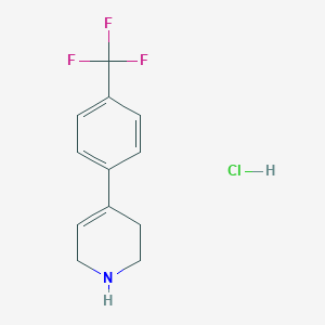 4-[4-(Trifluoromethyl)phenyl]-1,2,3,6-tetrahydropyridine hydrochloride