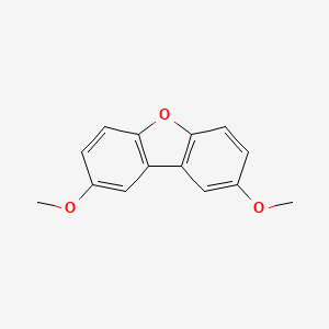 molecular formula C14H12O3 B3054196 2,8-Dimethoxydibenzofuran CAS No. 58841-71-7