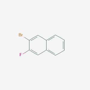 molecular formula C10H6BrF B3054230 2-Bromo-3-fluoronaphthalene CAS No. 59024-94-1
