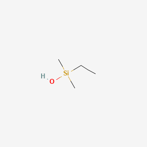 molecular formula C4H12OSi B3054236 Ethyldimethylsilanol CAS No. 5906-73-0