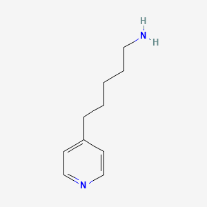 molecular formula C10H16N2 B3054240 5-(Pyridin-4-yl)pentan-1-amine CAS No. 59082-52-9