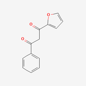 molecular formula C13H10O3 B3054245 1-(Furan-2-yl)-3-phenylpropane-1,3-dione CAS No. 5910-23-6