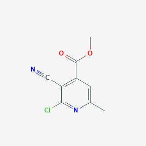 Methyl 2-chloro-3-cyano-6-methylisonicotinate