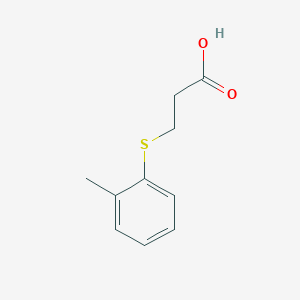 3-[(2-Methylphenyl)thio]propanoic acid