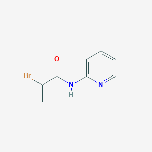 molecular formula C8H9BrN2O B3054274 2-Bromo-N-(pyridin-2-yl)propanamide CAS No. 59281-37-7