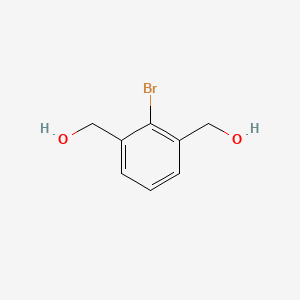 molecular formula C8H9BrO2 B3054285 (2-Bromo-1,3-phenylene)dimethanol CAS No. 59346-22-4