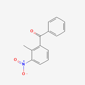 molecular formula C14H11NO3 B3054294 Methanone, (2-methyl-3-nitrophenyl)phenyl- CAS No. 59394-73-9