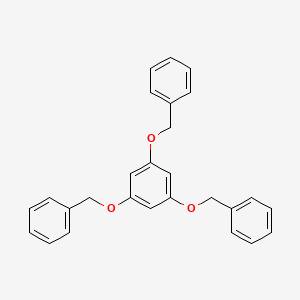 molecular formula C27H24O3 B3054298 Benzene, 1,3,5-tris(phenylmethoxy)- CAS No. 59434-20-7