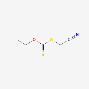molecular formula C5H7NOS2 B3054300 S-(Cyanomethyl) O-ethyl carbonodithioate CAS No. 59463-54-6