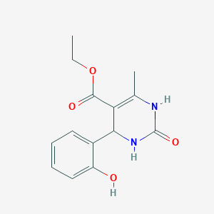 Ethyl 4-(2-hydroxyphenyl)-6-methyl-2-oxo-1,2,3,4-tetrahydropyrimidine-5-carboxylate