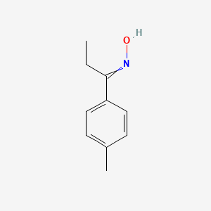 molecular formula C10H13NO B3054306 1-Propanone, 1-(4-methylphenyl)-, oxime CAS No. 59507-21-0