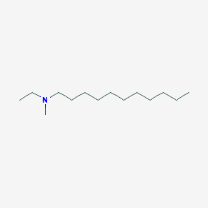 molecular formula C14H31N B3054314 1-Undecanamine, N-ethyl-N-methyl- CAS No. 59570-02-4