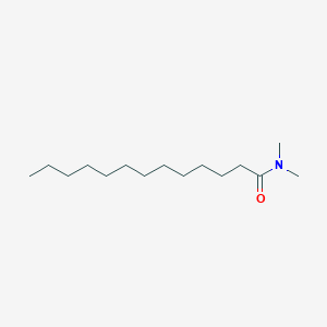molecular formula C15H31NO B3054315 Tridecanamide, N,N-dimethyl- CAS No. 59570-05-7
