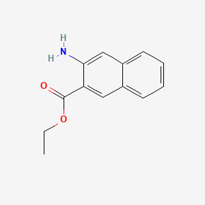 molecular formula C13H13NO2 B3054318 Ethyl 3-amino-2-naphthoate CAS No. 5959-54-6