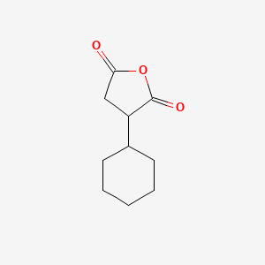 molecular formula C10H14O3 B3054325 3-Cyclohexyloxolane-2,5-dione CAS No. 5962-96-9