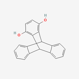 molecular formula C20H14O2 B3054334 1,4-Dihydroxytriptycene CAS No. 5969-70-0
