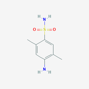 molecular formula C8H12N2O2S B3054339 Benzenesulfonamide, 4-amino-2,5-dimethyl-(9CI) CAS No. 59700-38-8