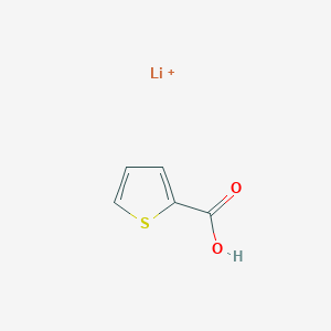 molecular formula C5H4LiO2S+ B3054347 Lithium 2-thenoate CAS No. 59753-16-1