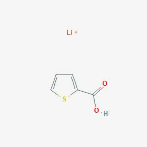 molecular formula C5H3LiO2S B3054347 Lithium 2-thenoate CAS No. 59753-16-1