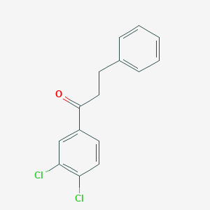 molecular formula C15H10Cl2O B3054353 1-(3,4-Dichlorophenyl)-3-phenylpropan-1-one CAS No. 59826-47-0