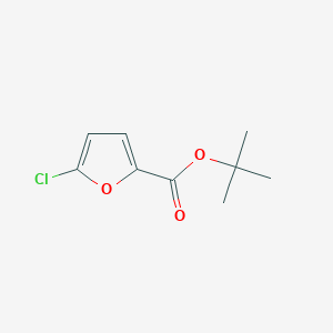 molecular formula C9H11ClO3 B3054359 Tert-butyl 5-chlorofuran-2-carboxylate CAS No. 59862-84-9