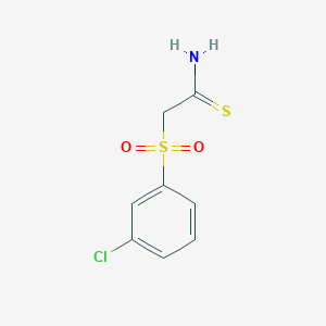 2-(3-Chlorobenzenesulphonyl)thioacetamide