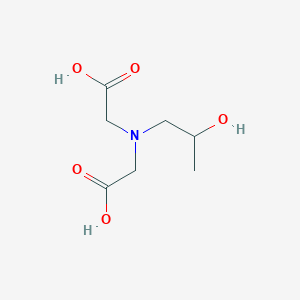 molecular formula C7H13NO5 B3054364 Glycine, N-(carboxymethyl)-N-(2-hydroxypropyl)- CAS No. 59881-67-3