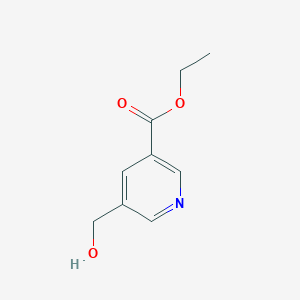 molecular formula C9H11NO3 B3054369 Ethyl 5-(hydroxymethyl)nicotinate CAS No. 59936-06-0