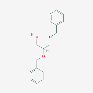 molecular formula C17H20O3 B3054372 2,3-双(苯甲氧基)丙醇-1 CAS No. 59991-89-8